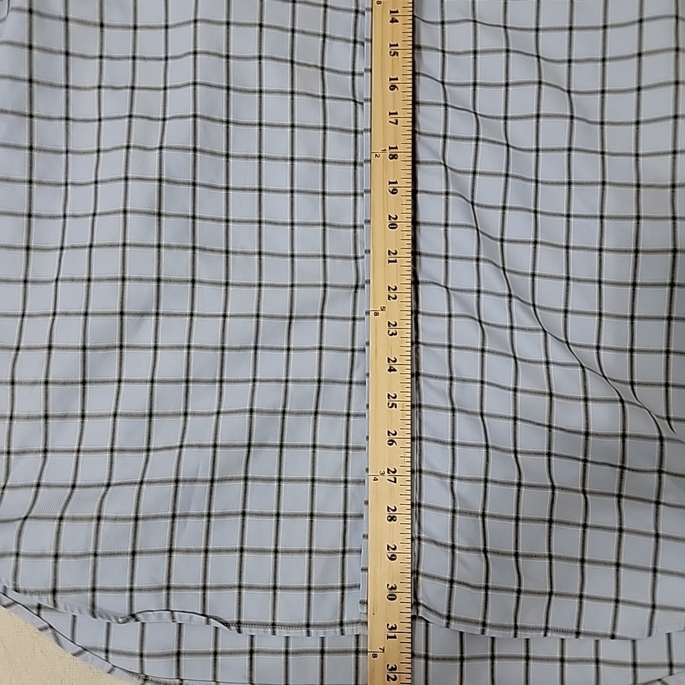 Blue Checkered Men's Shirt - Picture 6 of 7